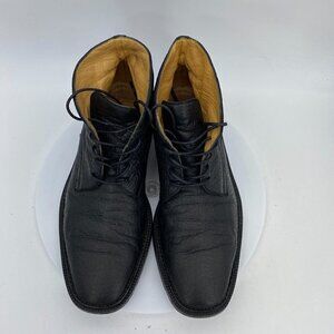 Wilson And Dean For Wilkes Bashford Men Size 9 Leather Chukka Dress Shoes Black